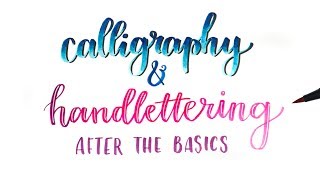 How To Calligraphy amp Handlettering  Blending Colors Stylizing amp More [upl. by Ahsert]