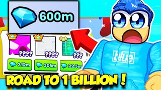 IM SO CLOSE TO ONE BILLION DIAMONDS IN PET SIMULATOR 99 [upl. by Almallah]