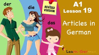 A1  Lesson 19  Articles in German  Bestimmte Artikel im Nominativ  Learn German [upl. by Abehsat]