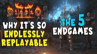 Why Diablo 2 is so Endlessly Replayable and the 5 Endgames of Diablo 2 Resurrected  D2R [upl. by Evilo]