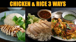 The 3 Asian Chicken Rice Recipes I LOVEHainanese amp Thai  CookWithMe  Marions Kitchen [upl. by Malin780]