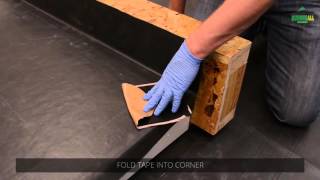 How to Install a Rubber Flat Roof  Part 4  Upstands and Wall Flashing Details [upl. by Lorenzo]