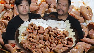 Pork Intestine Curry With Rice  Mukbang [upl. by Far871]