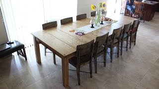 Making a 10 x 4 Solid Ash Dining Table [upl. by Yolanda928]