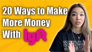 20 WAYS TO MAKE MORE MONEY AS A LYFT DRIVER [upl. by Liberati]