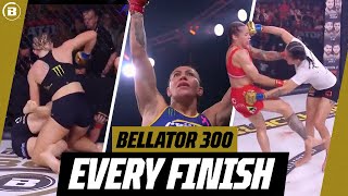 ALL FINISHES from Bellator 300  Bellator MMA [upl. by Ballinger]