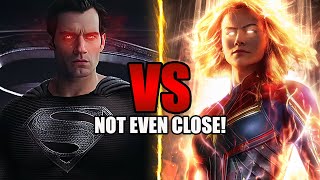 Why Superman VS Captain Marvel Isnt Even Close  MCU vs DCEU [upl. by Patrizius]