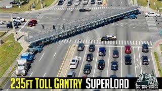 Toll Gantry Superload  Buchanan Hauling amp Rigging [upl. by Evilo]