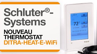 Voici le thermostat Schluter®DITRAHEATEWIFI [upl. by Enitsirhc]