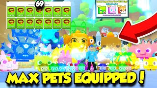 I Got MAX PETS EQUIPPED In Pet Simulator 99 [upl. by Mor]