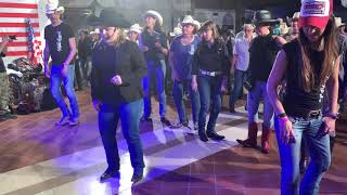 COWBOY Line Dance  Dance amp Teach [upl. by Ahsinnek]