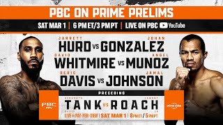 Tank vs Roach FIGHT NIGHT PRELIMS  TankRoach [upl. by Mauralia20]