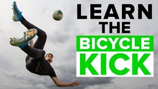 BICYCLE KICK TUTORIAL  Master these football skills [upl. by Nnaycnan]