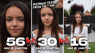 Sigma 16mm vs 30mm vs 56mm 14  Field of View Comparison Test [upl. by Claudina]