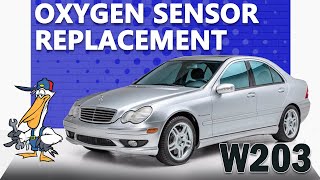 MercedesBenz W203 CClass Oxygen Sensor Replacement [upl. by Naeruat]