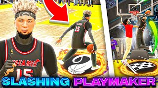 New 6’8 SLASHING PLAYMAKER HOF SHOOTING ELITE CONTACT DUNKS BEST ISO BUILD IN NBA 2K24 [upl. by Gerladina]