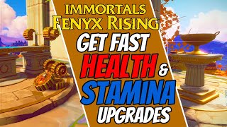 Get Fast Health And Stamina Upgrades In Immortals Fenyx Rising [upl. by Eanej]