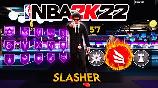 My 2K21 SLASHER BUILD is BACK but hes 57 nba 2k22 [upl. by Cinimod]