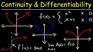 Continuity and Differentiability [upl. by Iridis918]