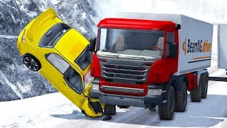 ACCIDENTES CON COCHES SUPER CAROS 🚗💥  BeamNG Drive Crash Compilation [upl. by Jordain]