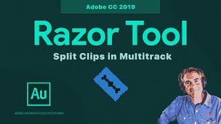 Adobe Audition CC How To Use The Razor Tool [upl. by Liam723]