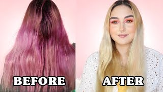 BEST METHOD FOR REMOVING HAIR DYE NO BLEACH [upl. by Margette]