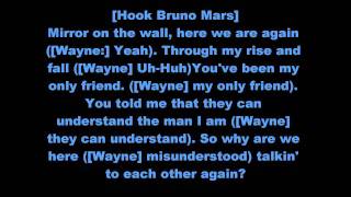 Lil wayne ft Rick Ross amp Bruno Mars Mirror Remix lyrics [upl. by Lorelei]