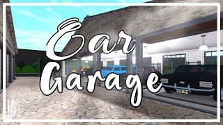 I built a Car Garage on Bloxburg [upl. by Jacobsen]