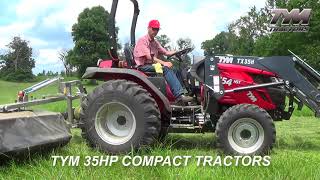 TYM 35HP Compact Tractors [upl. by Nodyarb97]