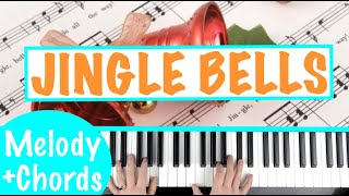 How to play JINGLE BELLS  Christmas Piano Tutorial Lesson [upl. by Barney674]