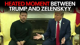 Trump Zelensky meeting FULL fiery exchange at White House [upl. by Llertnac]