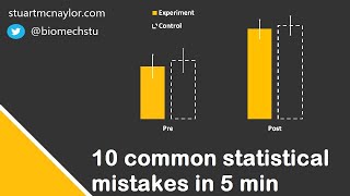 Ten Statistical Mistakes in 5 Min [upl. by Kreda354]