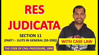 Res Judicata  Section 11  The Code of Civil Procedure 1908 [upl. by Clayson]