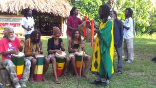 Nyabinghi chants early in the morning for Ethiopian New Year [upl. by Saoj]