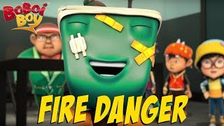 BoBoiBoy English S3EP16  Fire Danger [upl. by Orutra]