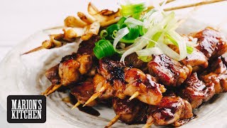 Teriyaki Chicken Skewers  Marions Kitchen [upl. by Modnarb503]