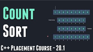 Count Sort  C Placement Course  Lecture 201 [upl. by Anived]