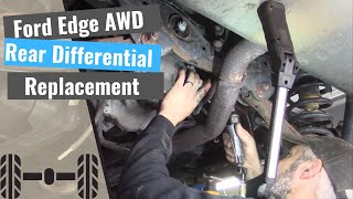 Ford Edge Rear Differential  Remove amp Replace [upl. by Ainnet866]