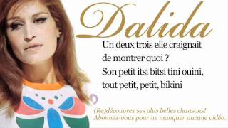 Dalida  Itsi bitsi petit bikini  Paroles Lyrics [upl. by Reis]