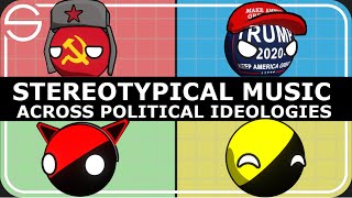 Stereotypical Music across Political Ideologies  Political Compass [upl. by Auroora]