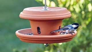 DIY terracotta bird feeder [upl. by Akinorev]