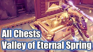 Immortals Fenyx Rising  All EPIC Chests Locations  Valley of Eternal Spring [upl. by Oslec92]