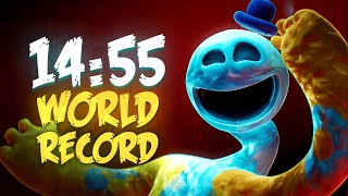 WORLD RECORD Poppy Playtime Chapter 4 in 1455 [upl. by Tonie]