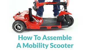 How To Assemble 3Wheel Mobility Scooter [upl. by Lenra]