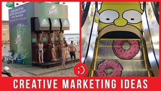 47 Creative Marketing and Guerilla Marketing Ideas Slideshow [upl. by Elleirb323]