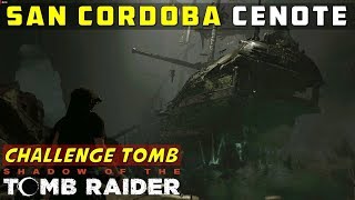 San Cordoba Challenge Tomb Ship Puzzle Cenote – SHADOW OF THE TOMB RAIDER [upl. by Eiramassenav]