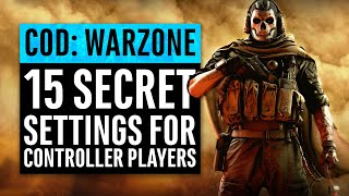 Warzone  15 Secret Settings for Controller Players PS4 amp Xbox One  Call of Duty Modern Warfare [upl. by Halyk]