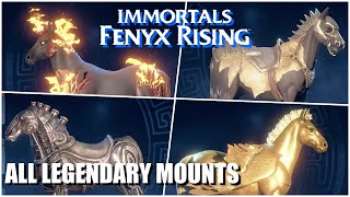 Immortals Fenyx Rising  All Legendary Mount Locations [upl. by Goar]