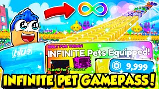 BUYING THE INFINITE PET GAMEPASS IN PET SIMULATOR X [upl. by Vally180]