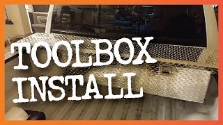 Easy Truck Tool Box Install [upl. by Eitirahc843]